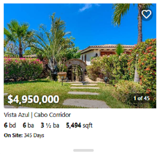 Modern Cabo del Sol home with sleek architecture, open floor plan, and private courtyard.
